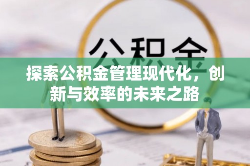 云县探索公积金管理现代化，创新与效率的未来之路