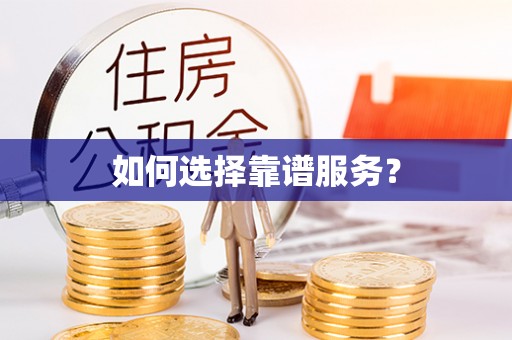 云县如何选择靠谱服务？