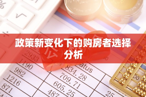 云县政策新变化下的购房者选择分析