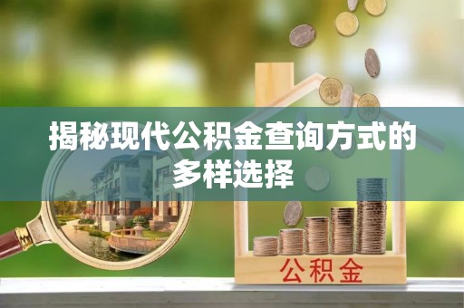 云县揭秘现代公积金查询方式的多样选择