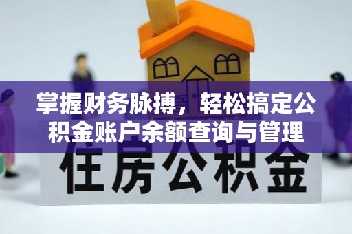 云县掌握财务脉搏，轻松搞定公积金账户余额查询与管理